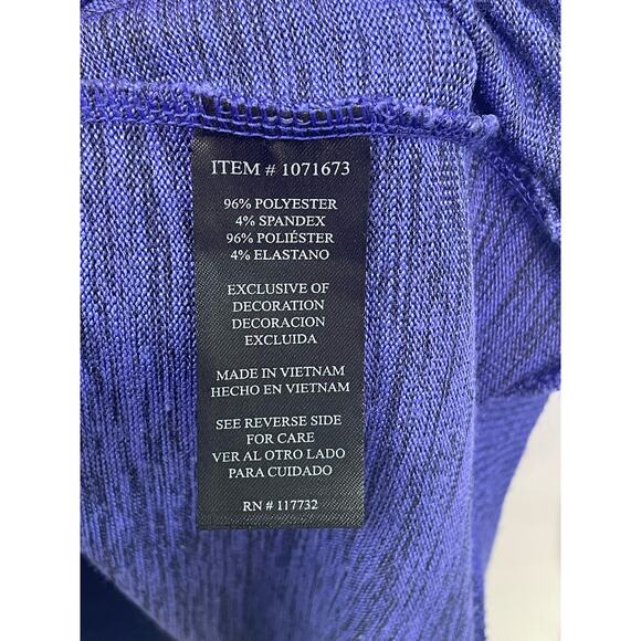 Gerry Long Sleeve Funnel Neck Sweatshirt Pullover Heather Purple Gorp Womens XL - Picture 4 of 11